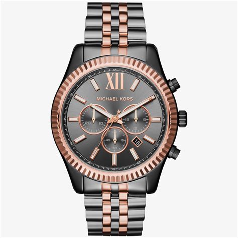 michael kors men's chronograph watch stainless steel|Michael Kors chronograph watch women.